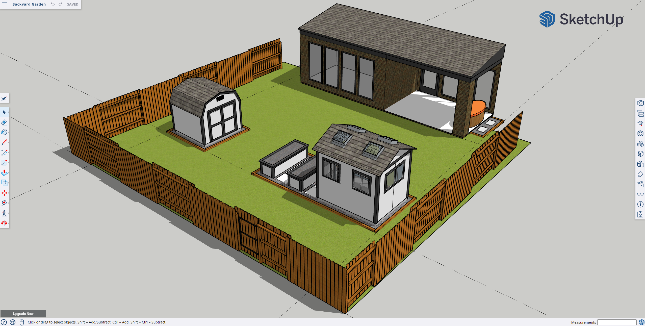 Backyard Grow Build – SketchUp&nbsp;Design